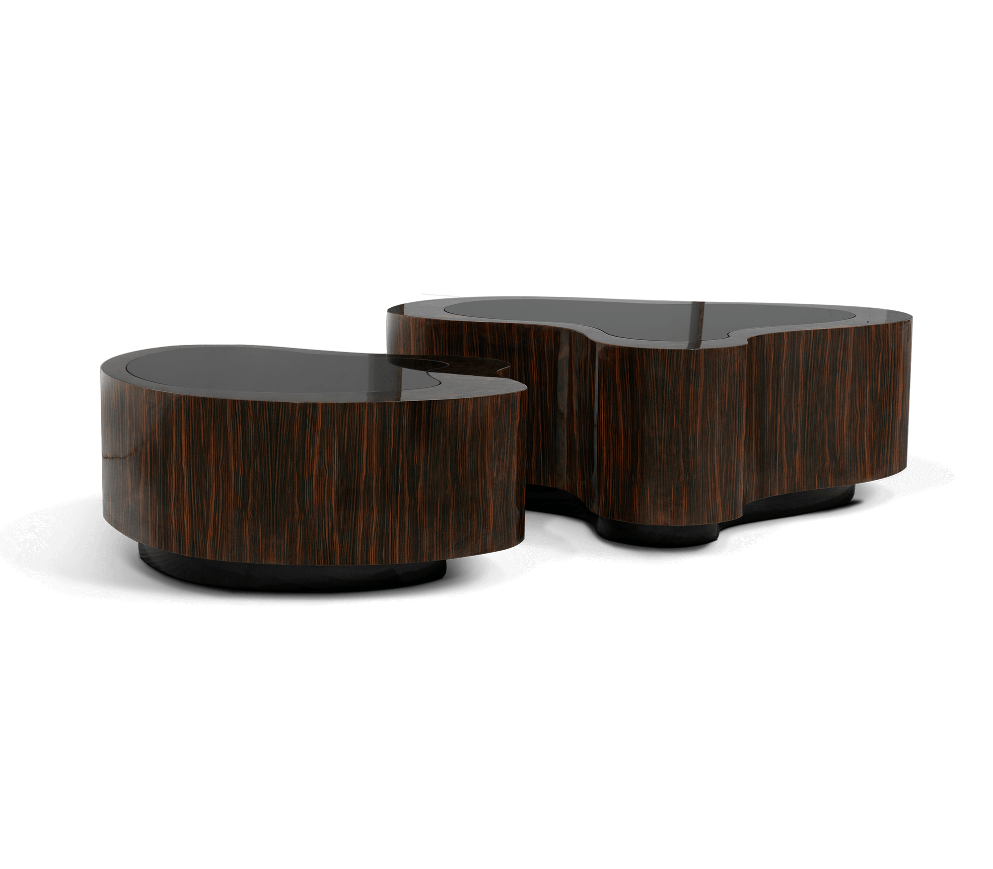 Ebony Coffee Table Set | Configuration: Small