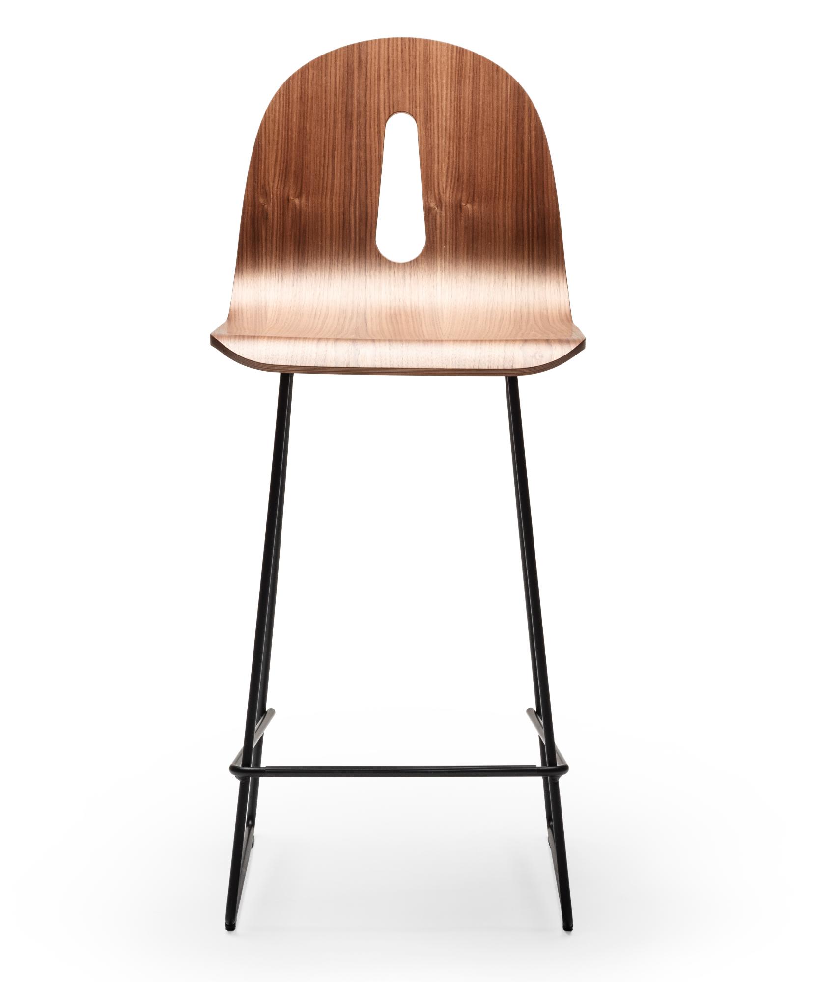 Gotham Woody Walnut Bar Stool