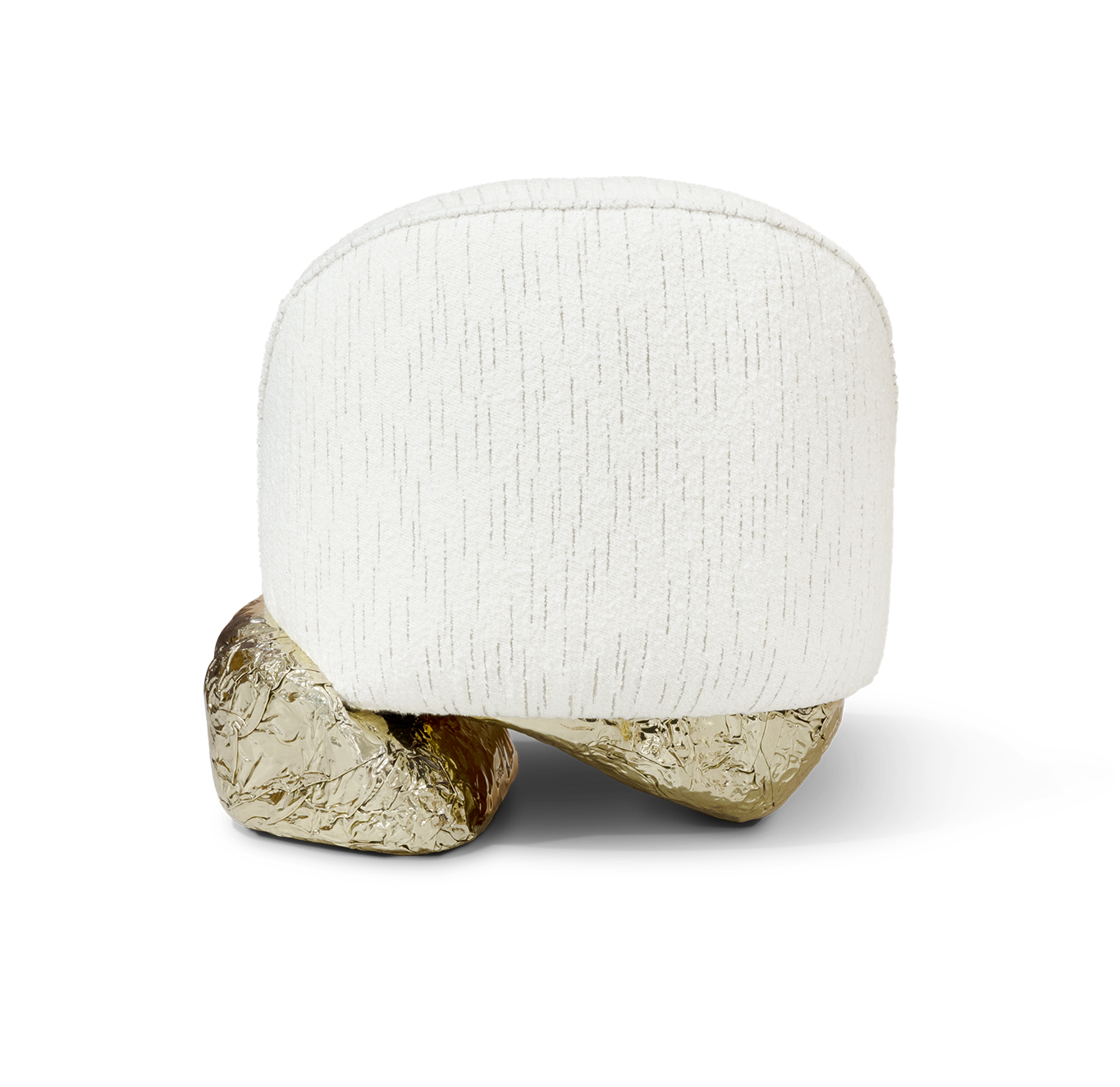 Angora II White Designer Armchair