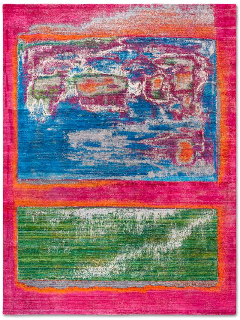Portland Poetry Luxury Silk / Wool Rug