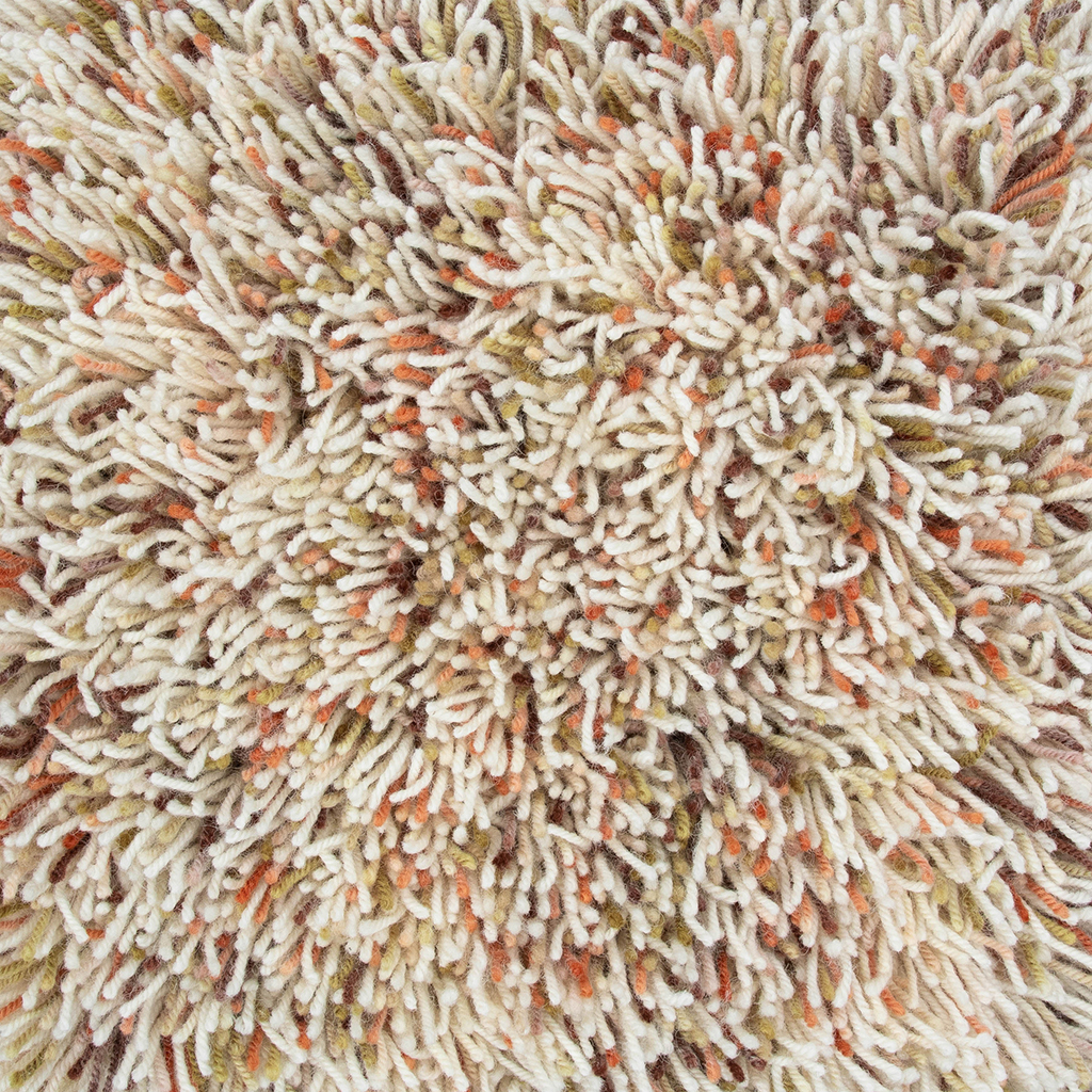 Plush Pumpkin Shaggy Rug