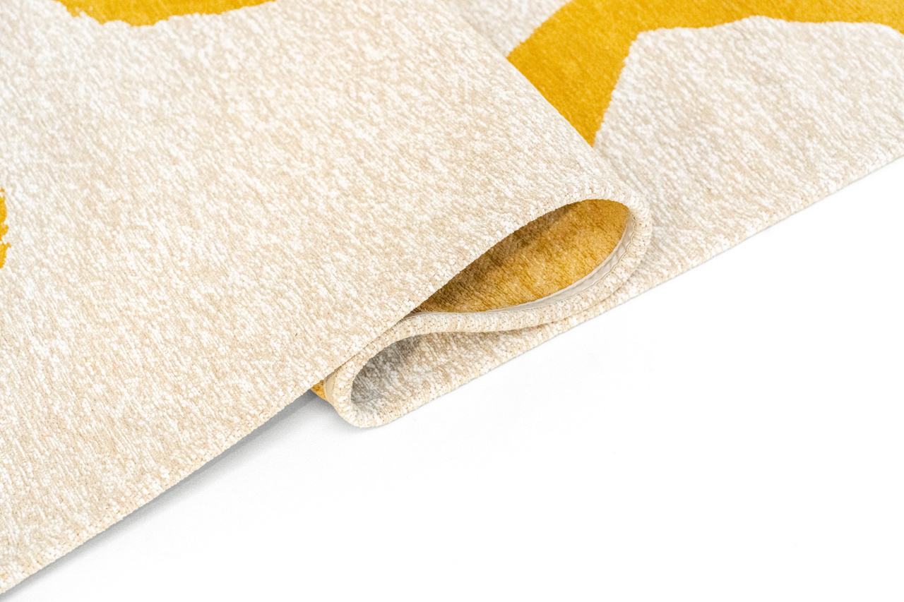 Ribonn Pure Yellow Wilton Rug