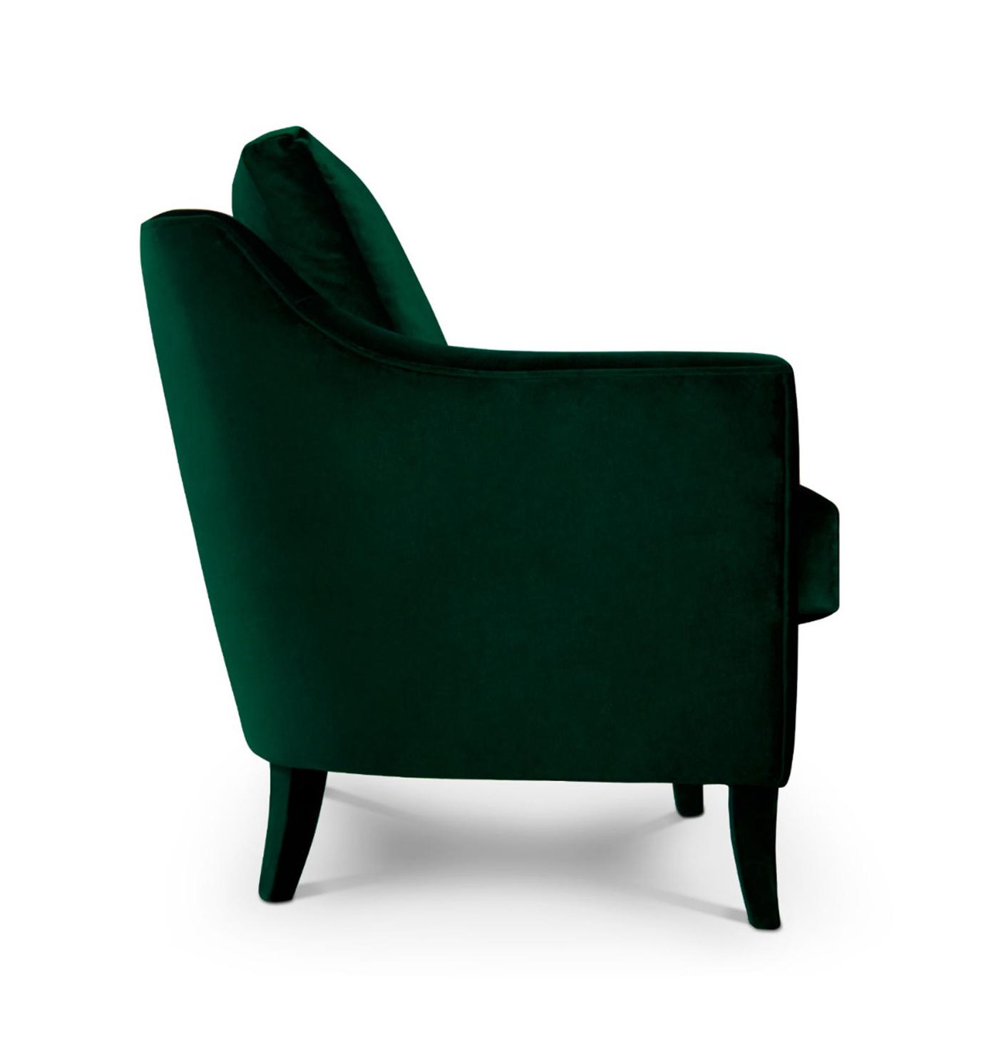 Plush Velvet Royal Armchair