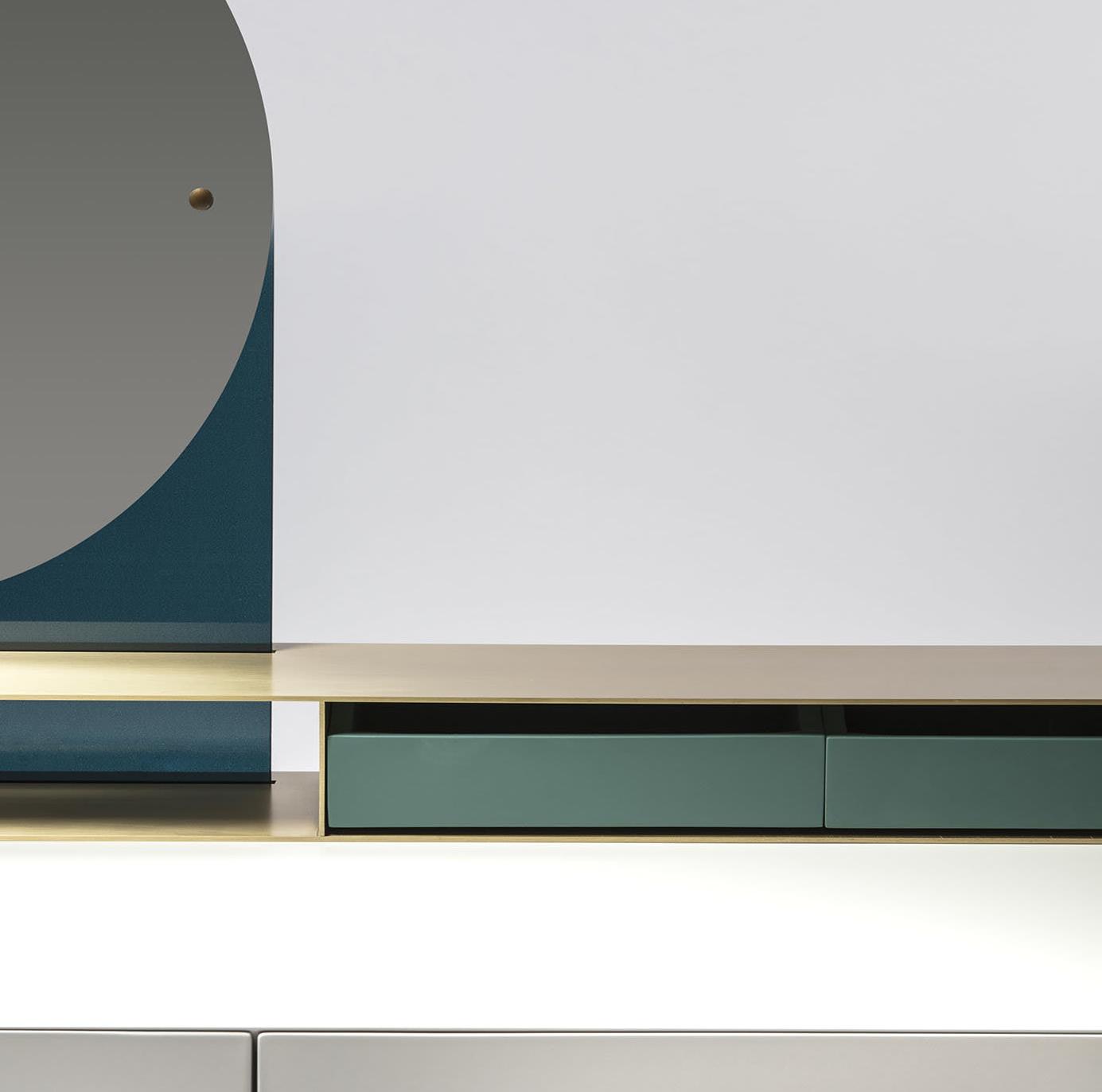 Elegant Vanity Table with Mirror