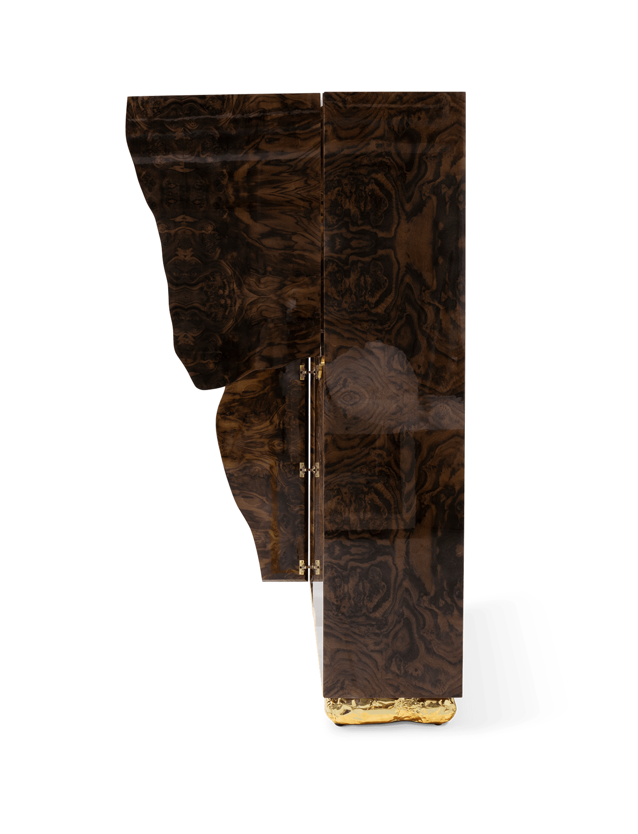 Fissure Walnut Designer Cabinet
