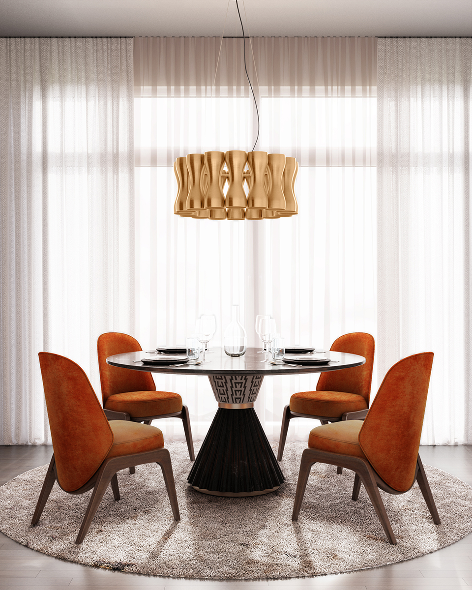 Majestic Crown Suspension Lamp - 5