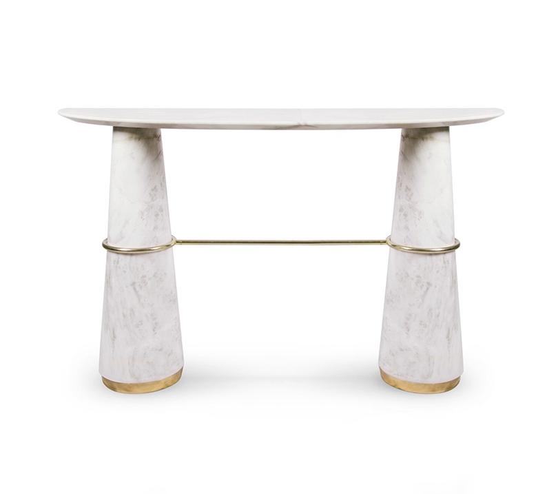 Marble Artisan Console Table