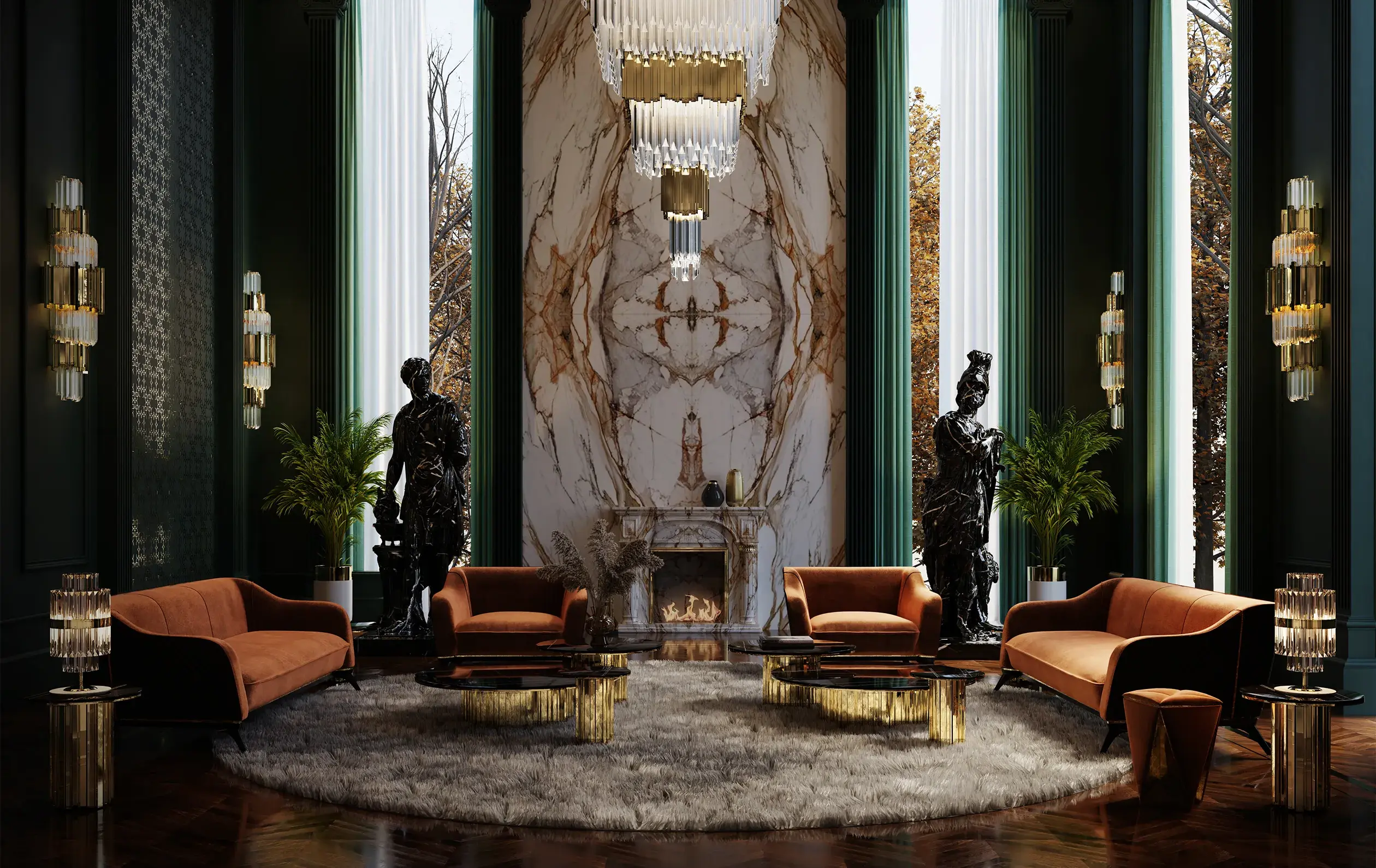 Majestic Trio Coffee Table - 9