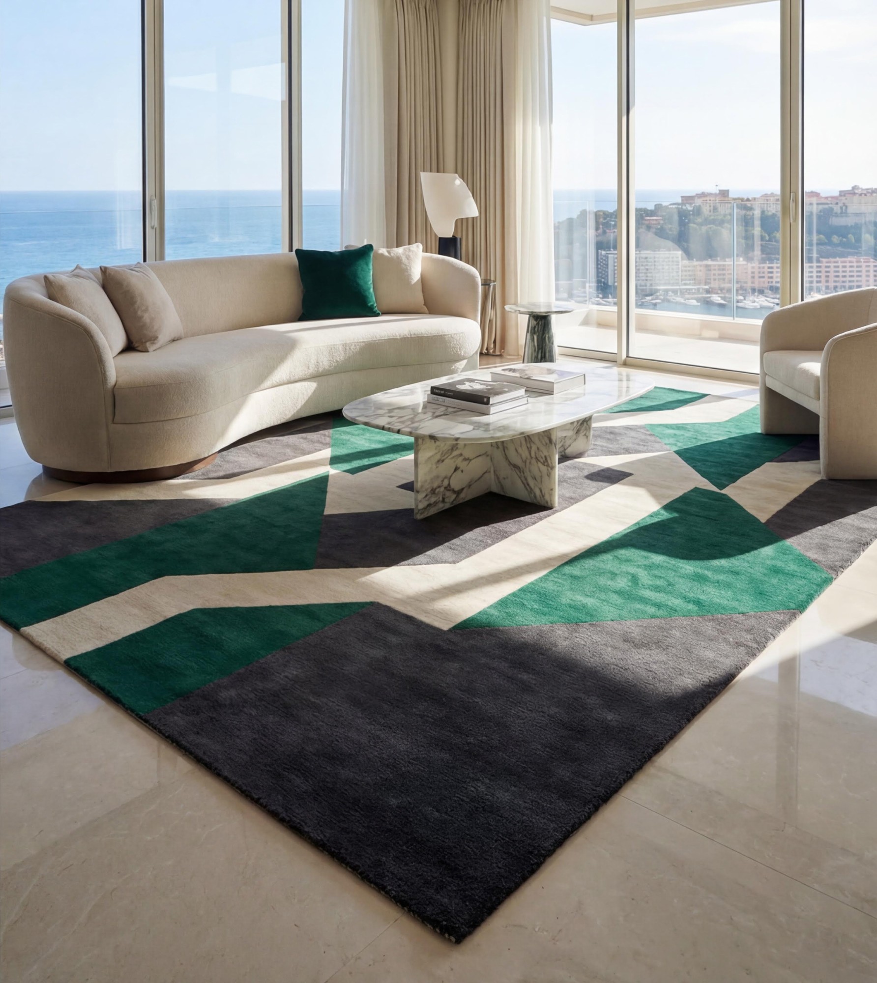 Interlocking Paths Artisan Rug | Size: 170 × 240 cm