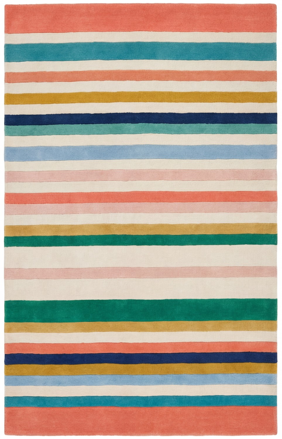 Striped Spectrum Blue Heritage Rug