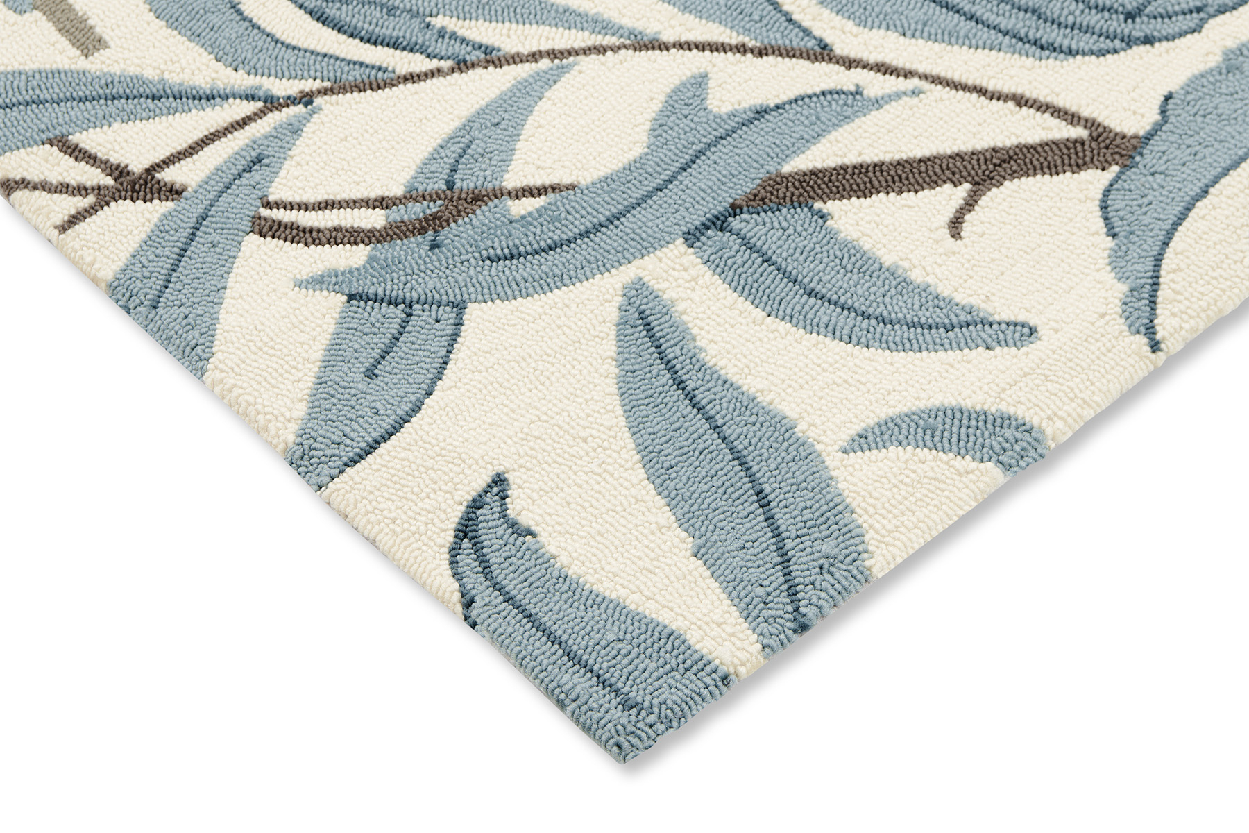 Outdoor Handwoven Green / Blue Rug