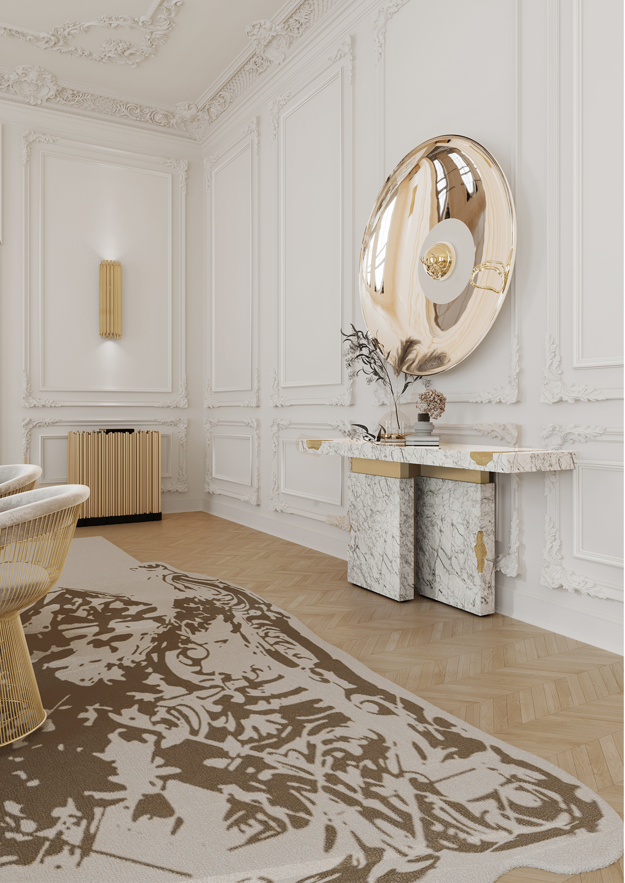 Dominion Carrara Designer Console