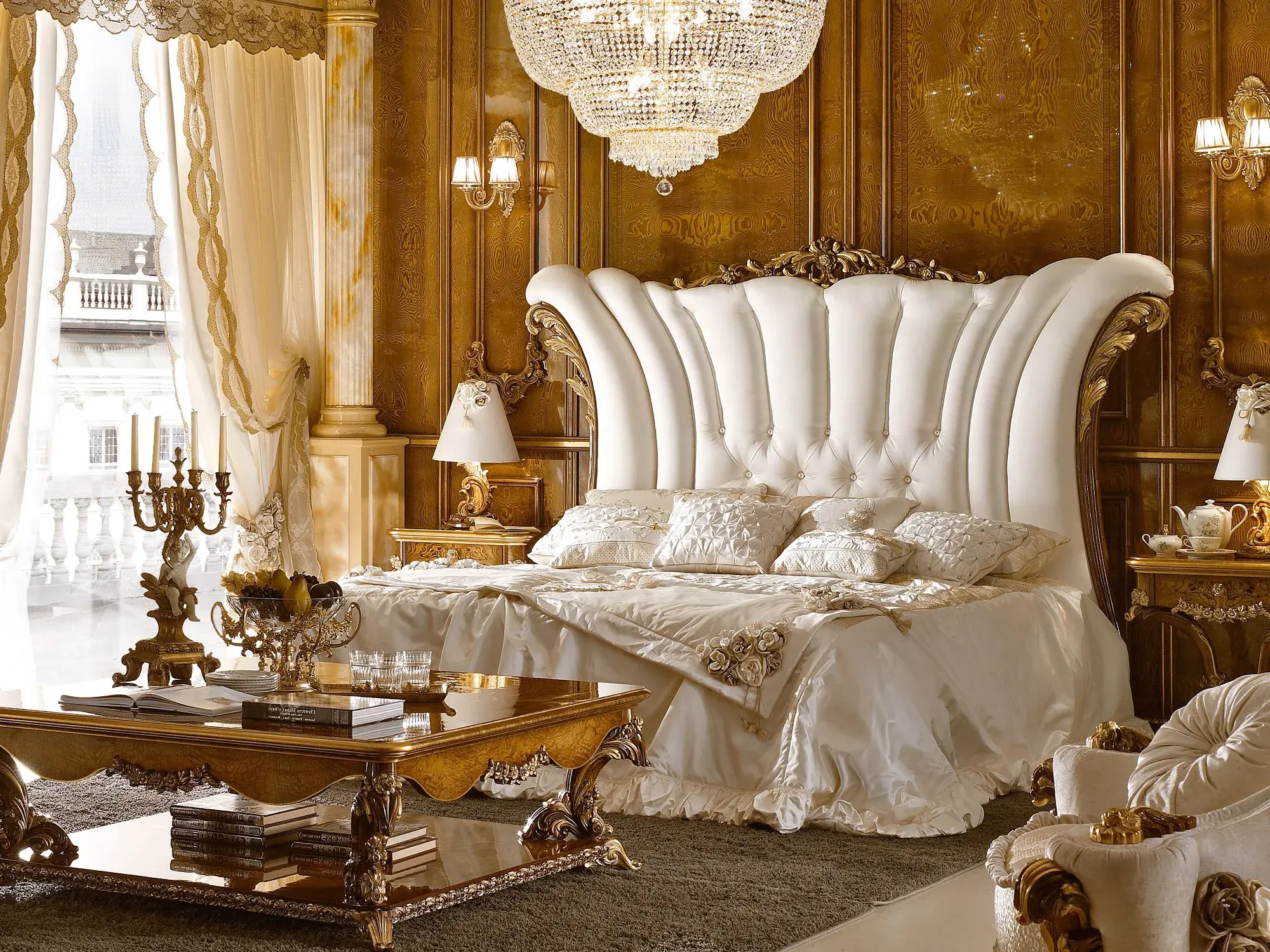 Exclusive Bed with Headboard