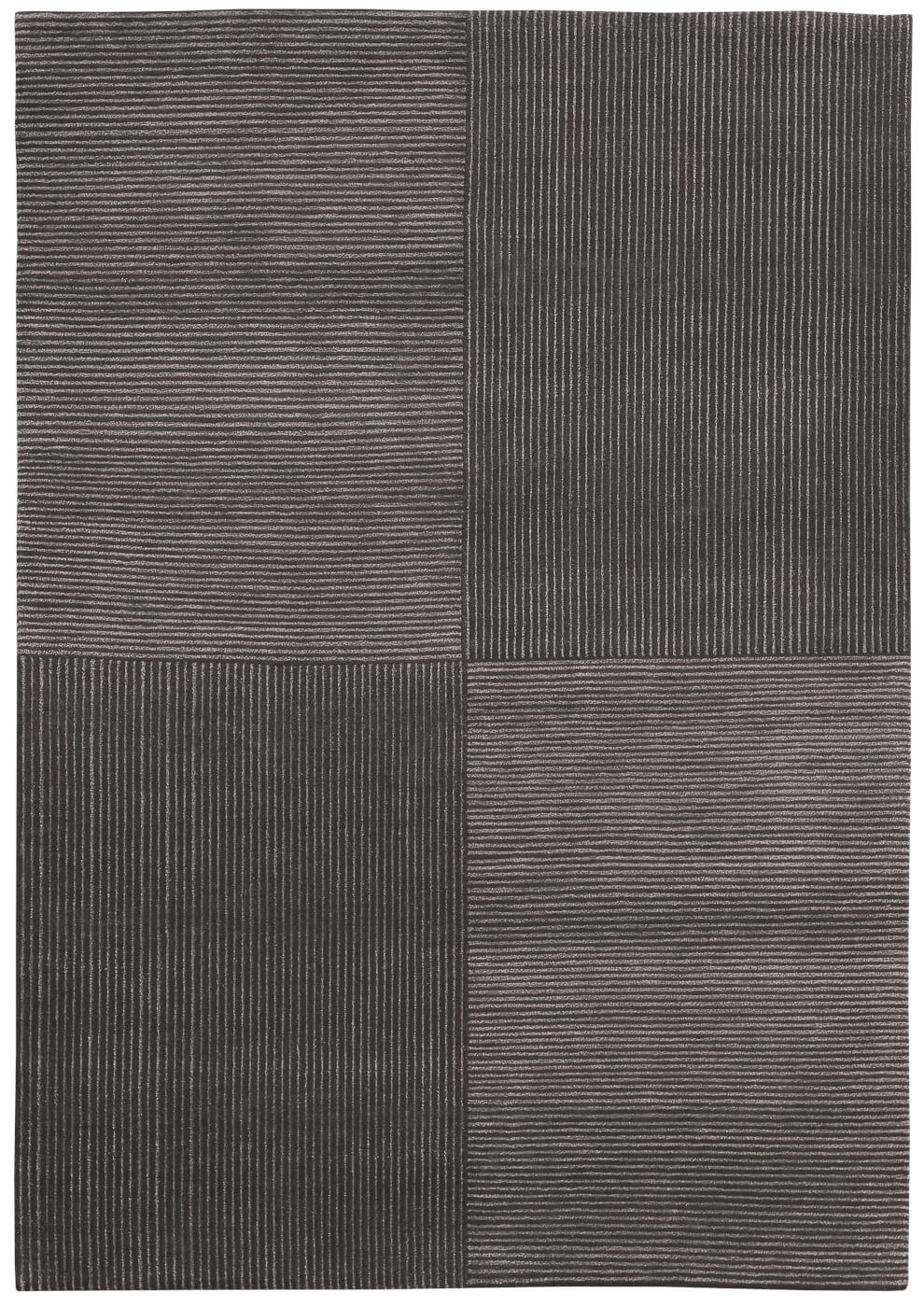 Hand-woven Grey Luxury Rug ☞ Size: 250 x 300 cm