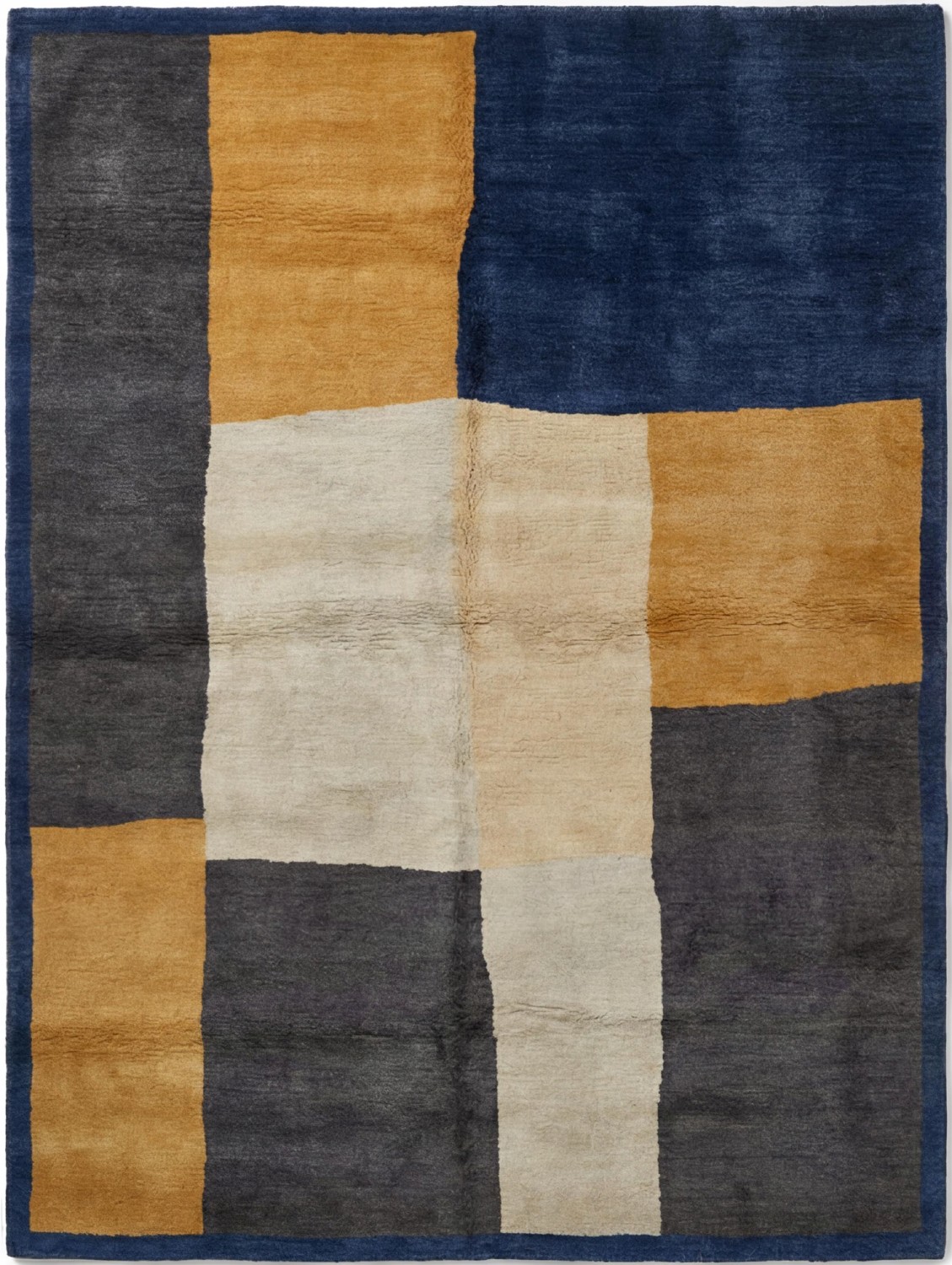 Golden Blocks Signature Rug