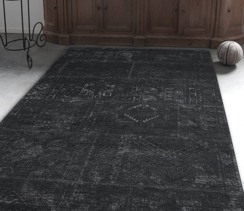 Vintage Patchwork Rug Antlantic Deep