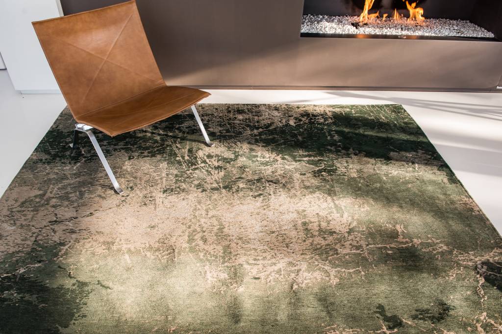 Abstract Belgian Green Rug | Size: 240 x 340 cm