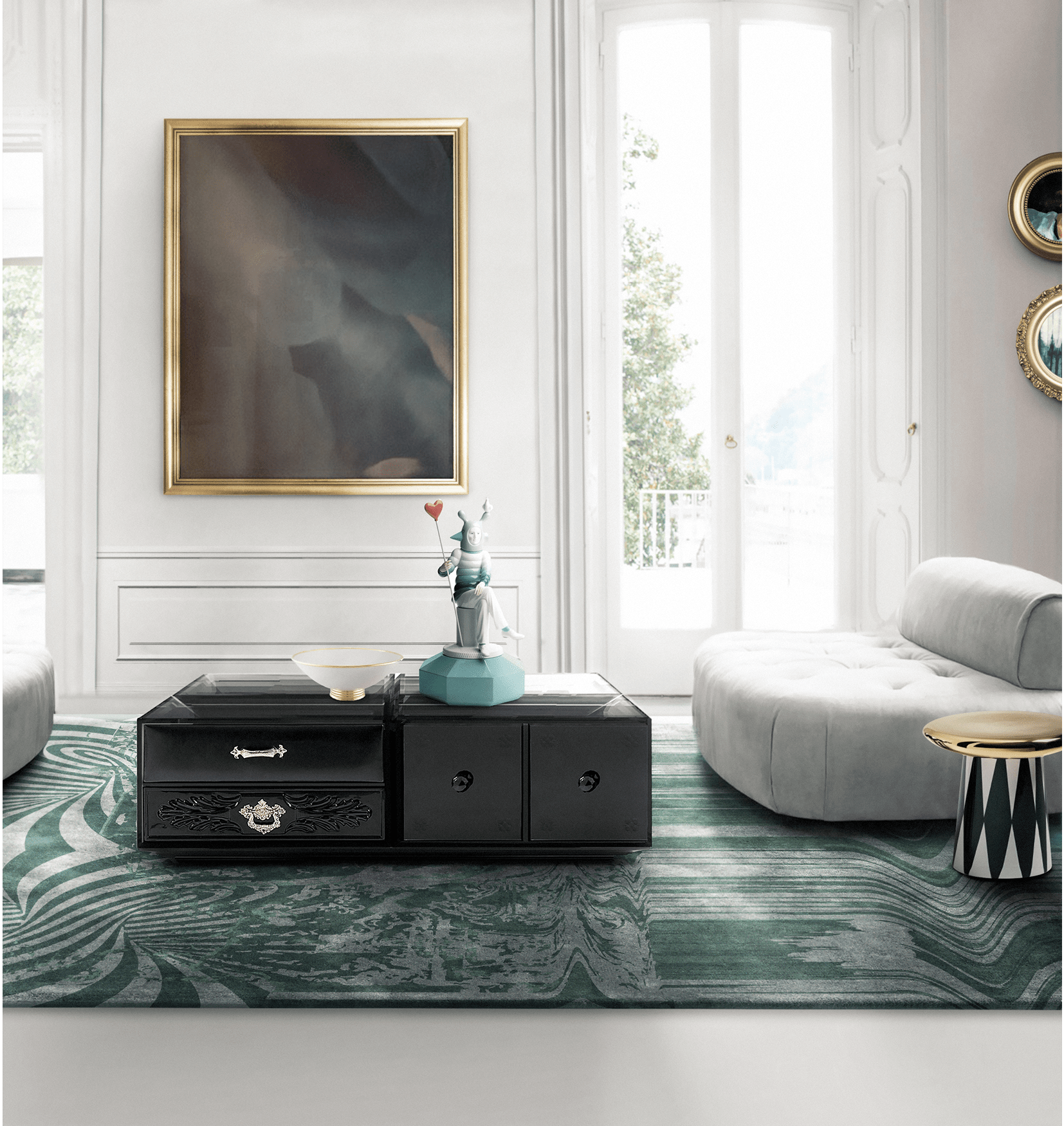 Urban Black Designer Coffee Table
