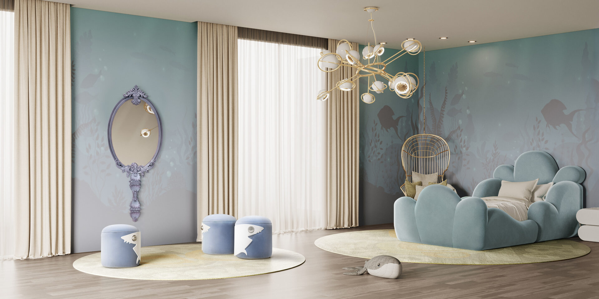 Galactic Glow Suspension Lamp - 1