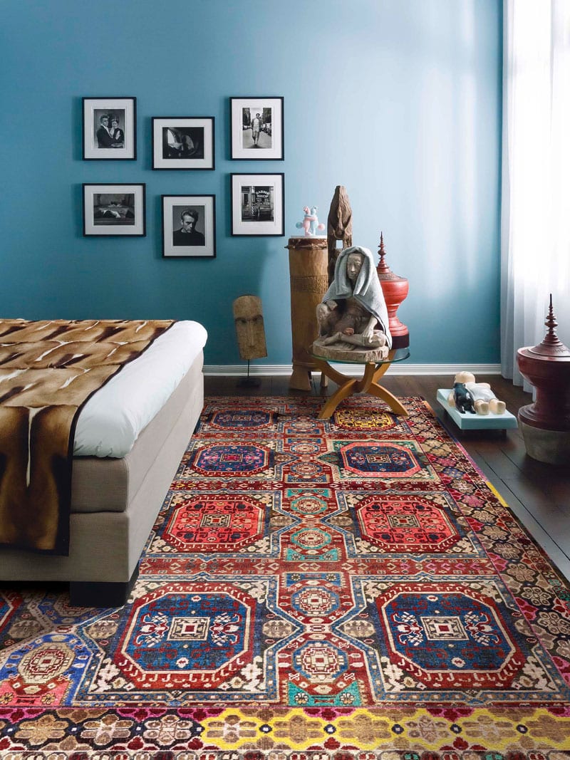 Original Natural Black Hand-Knotted Wool Rug | Size: 305 x 427 cm
