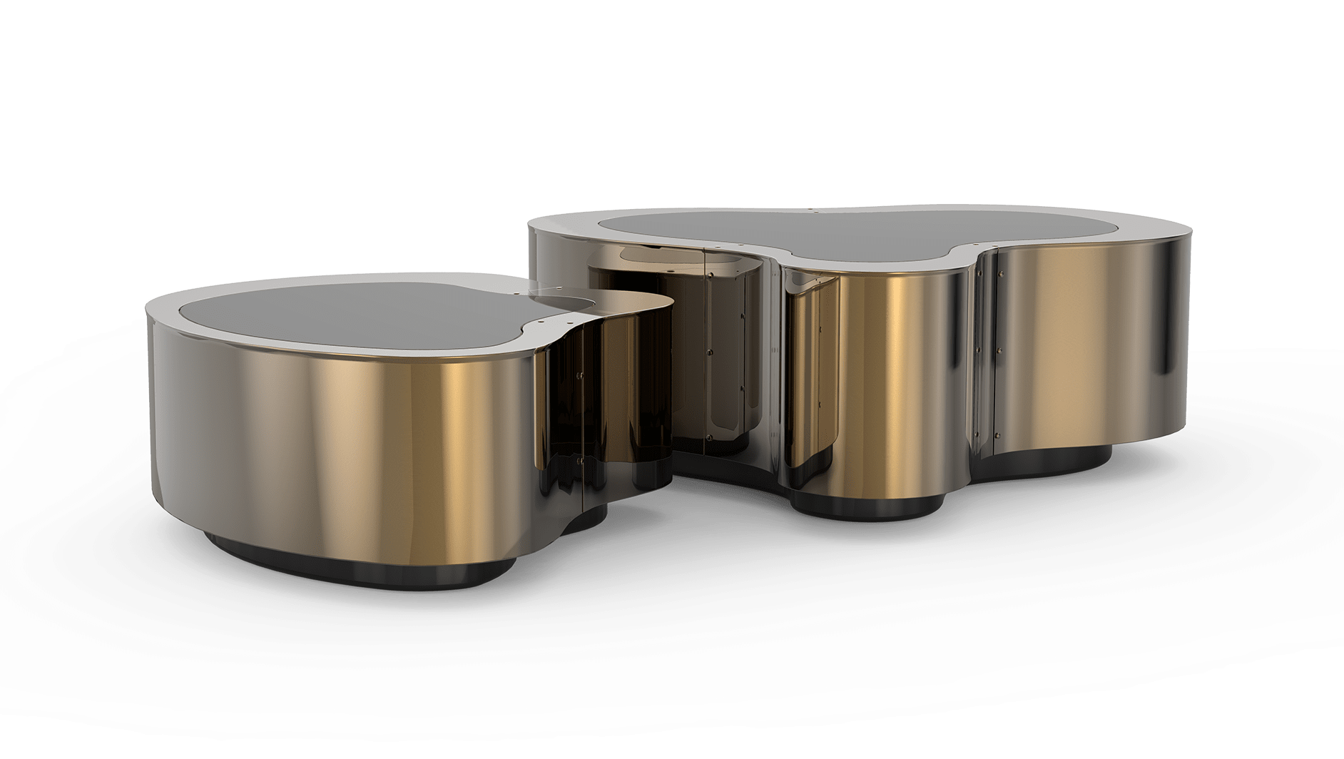 Polished Patina Coffee Table Set