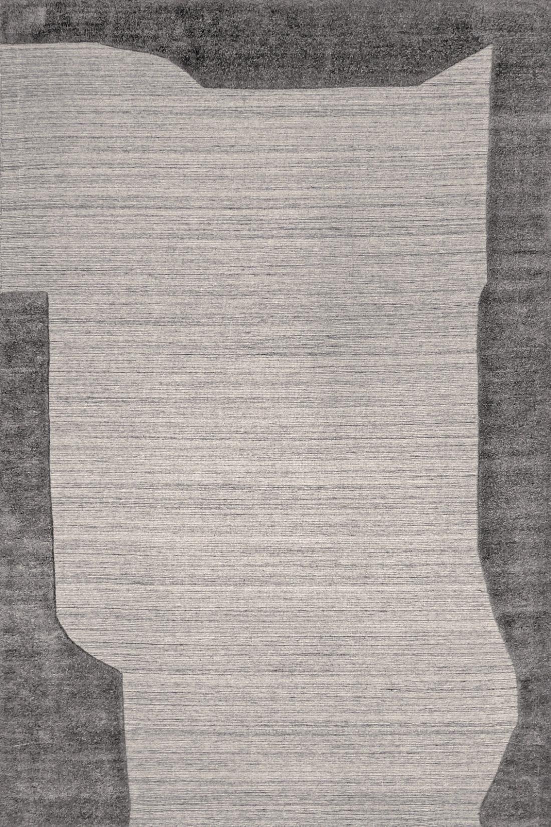 Flow Feather Grey Flatwoven Rug Series 3 | Size: 160 x 230 cm