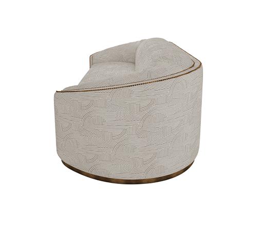 Premium Comfort Beige Curved Luxe Sofa