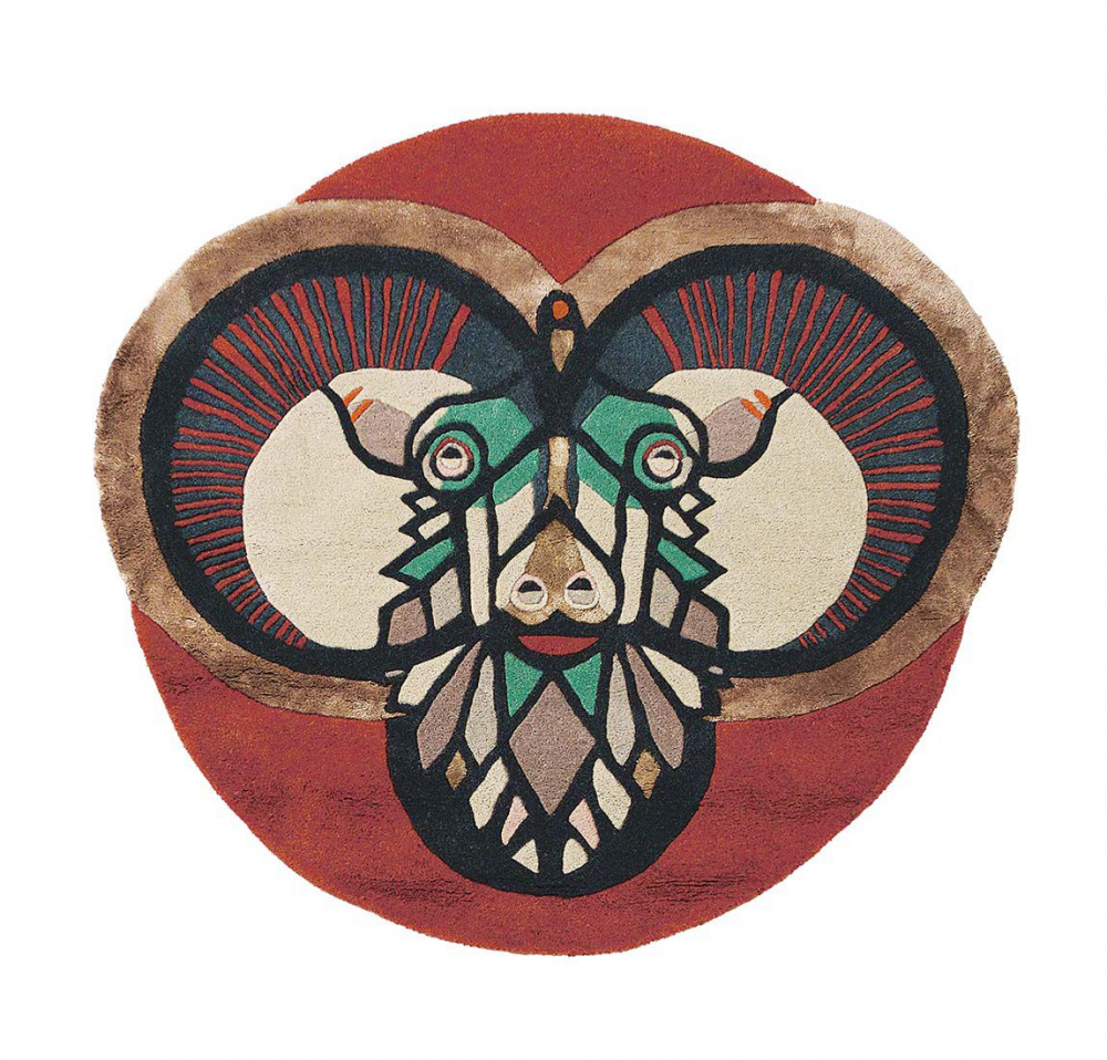 Zodiac Aries Hand Woven Round Rug | Size: Ø 100 cm