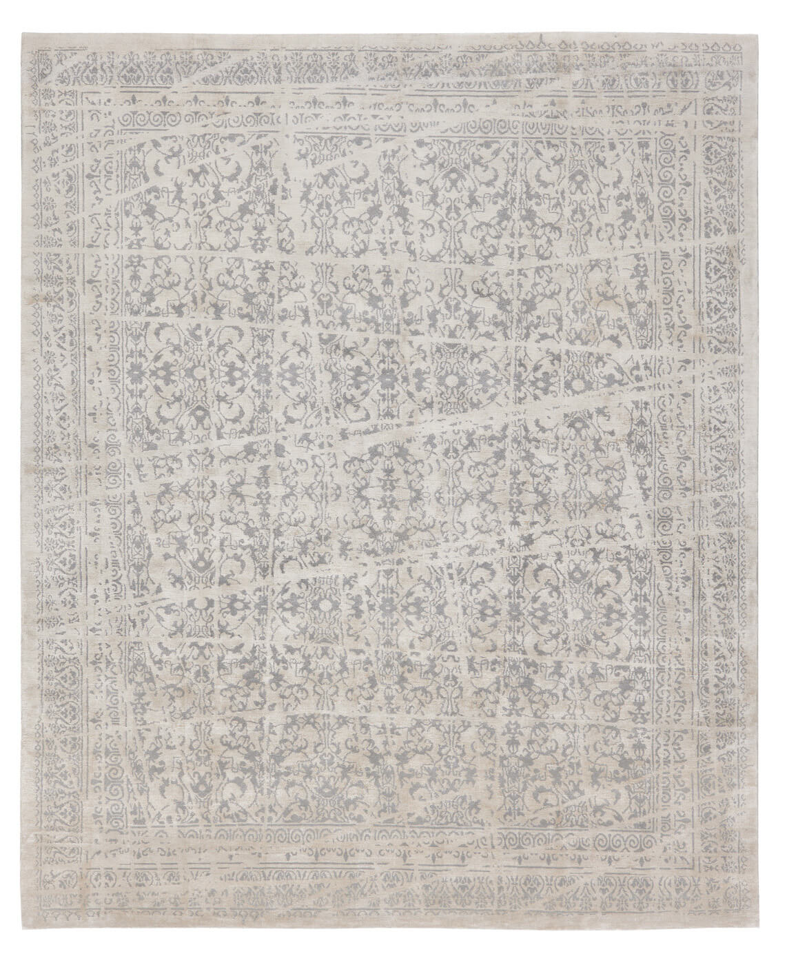 Ferrara Grey Luxurious Rug ☞ Size: 200 x 300 cm