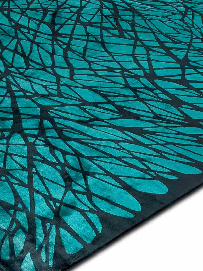 Dresden Turquoise Luxury Hand-Woven Rug