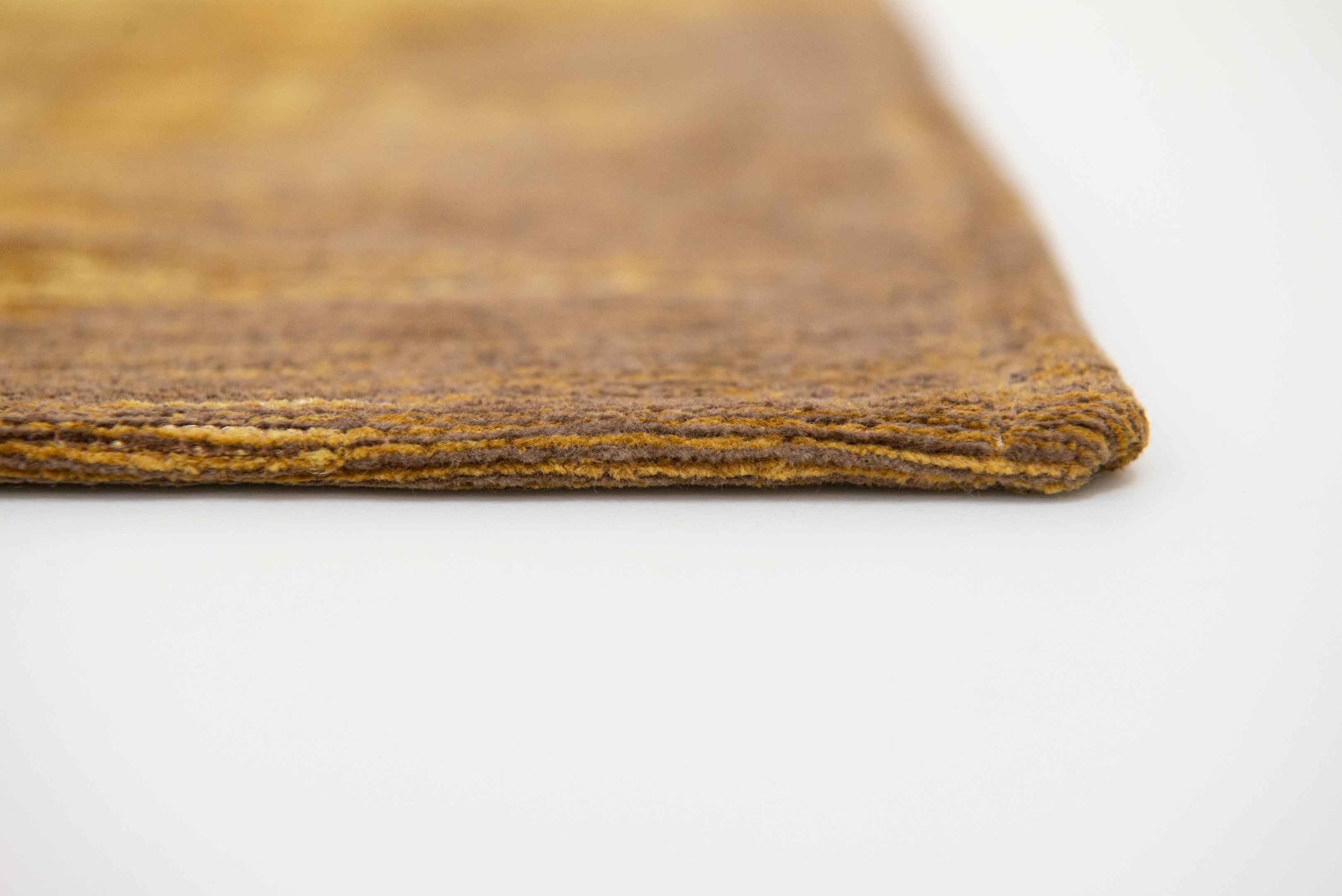 Erased Art Gold Abstract Modern Rug