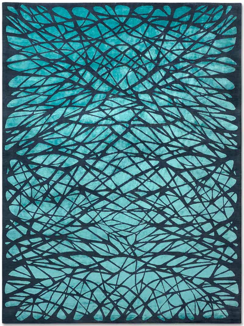 Dresden Turquoise Luxury Hand-Woven Rug