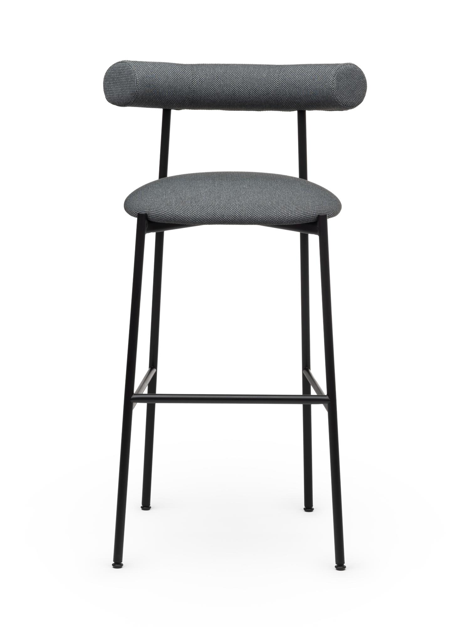 Gray Pampa Bar Stool