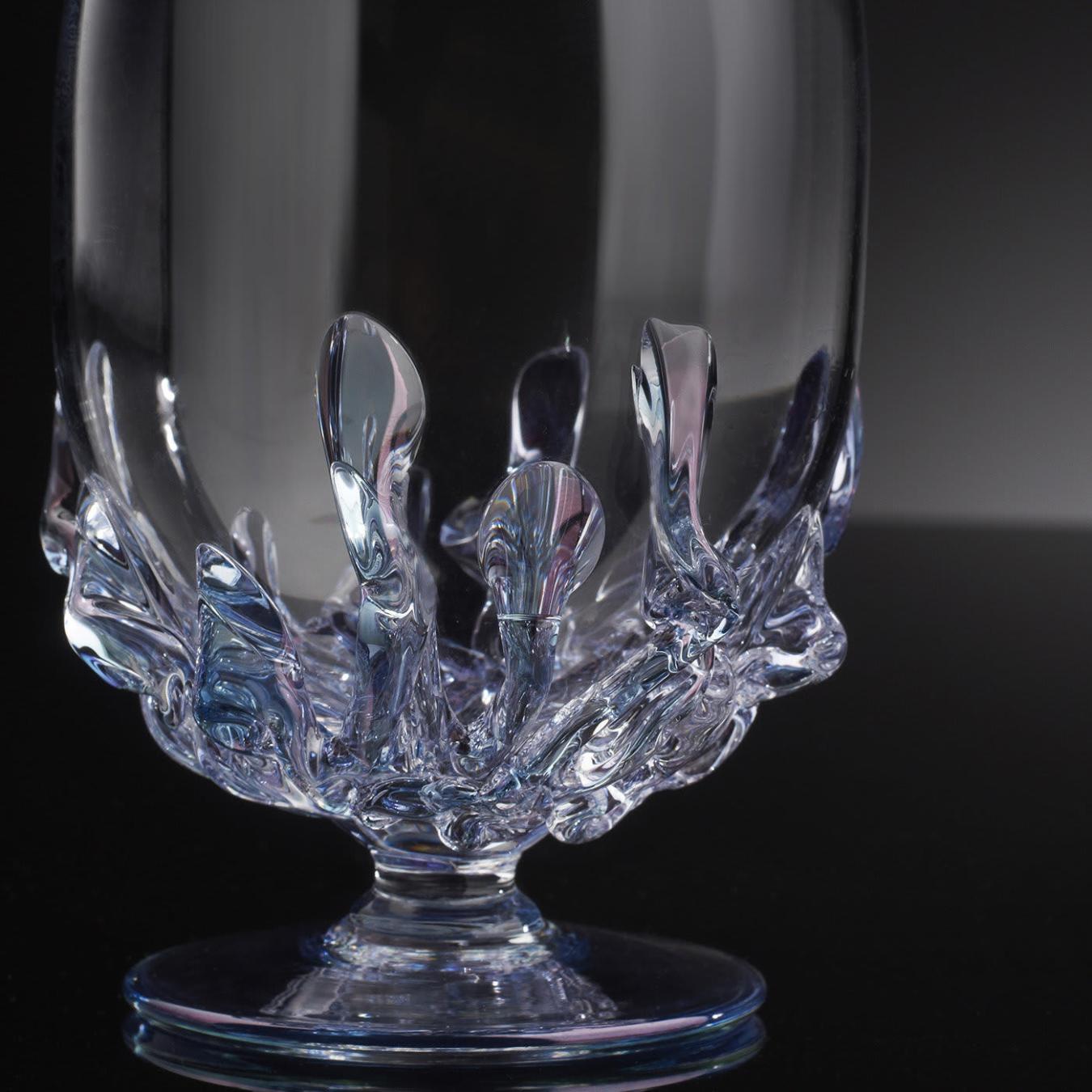 Flame Small Artisan Water Glass