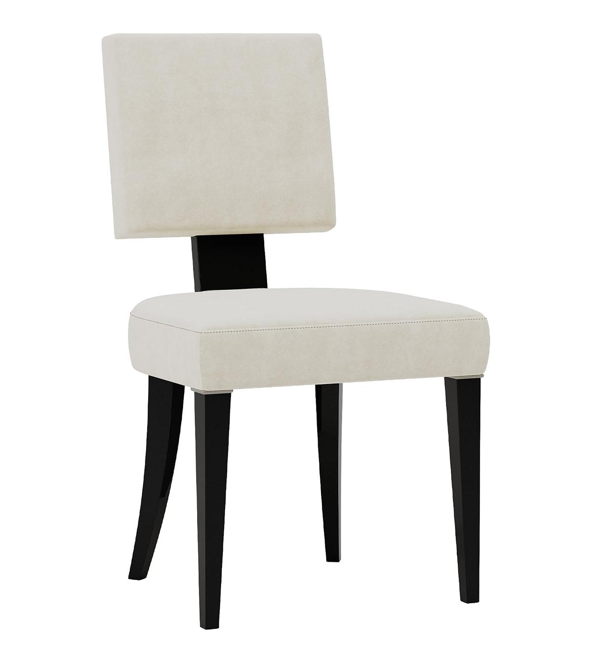 Two-Tone Black and White Artisan Chair
