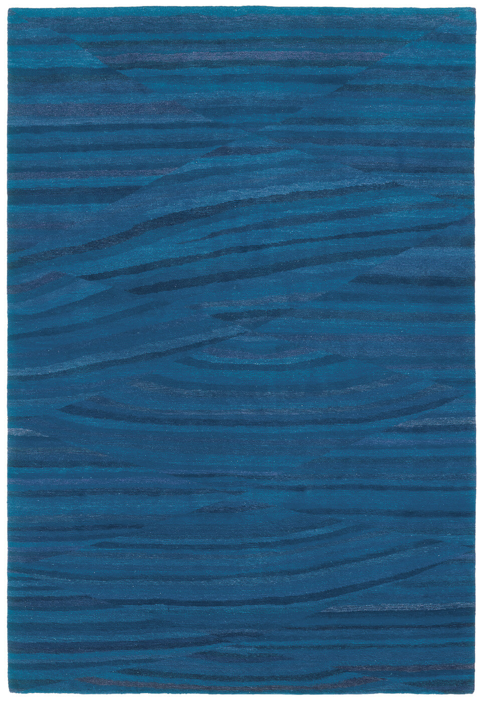 Hand-woven Blue Luxury Rug ☞ Size: 200 x 300 cm
