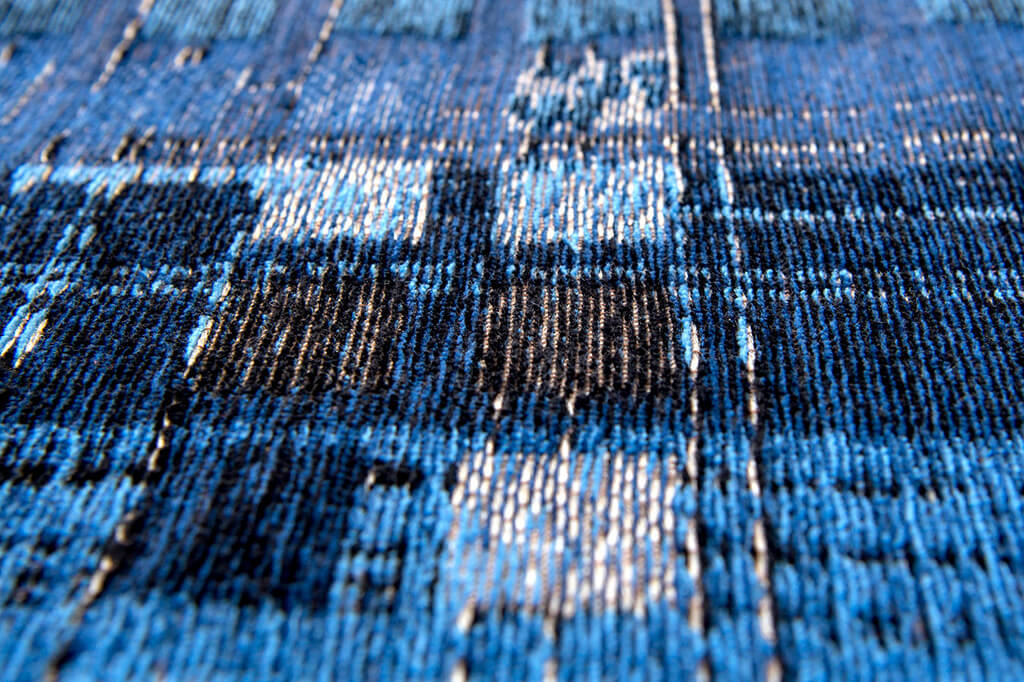 Rockefeller Blue Rug by Louis de Poortere | Size: 230 x 230 cm