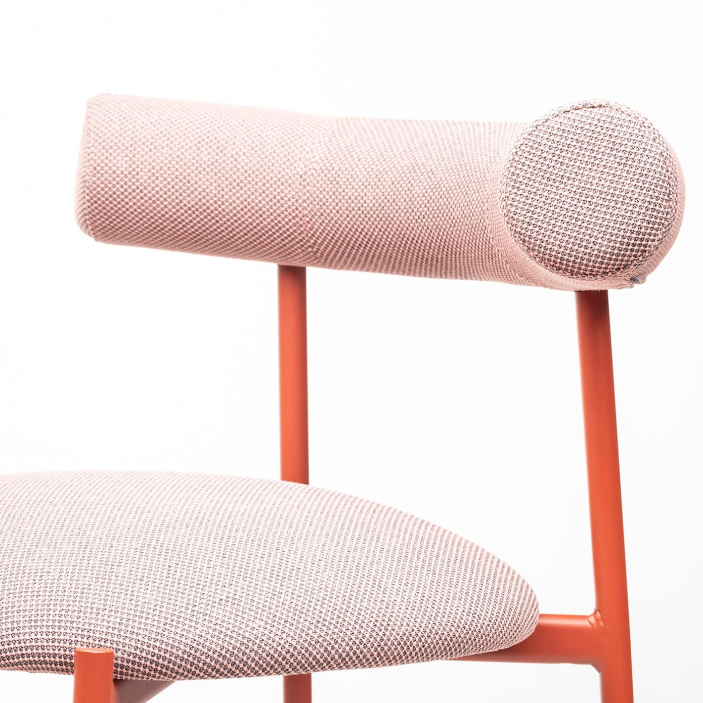 Pink Pampa Bar Stool