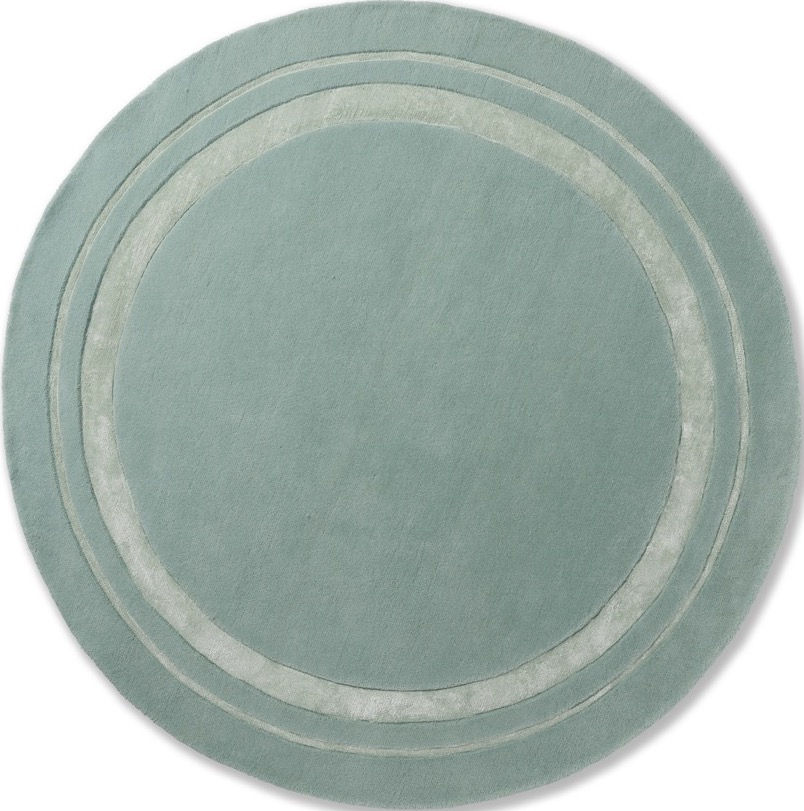 Redbrook Green Round Hand-Woven Rug | Size: Ø 150 cm