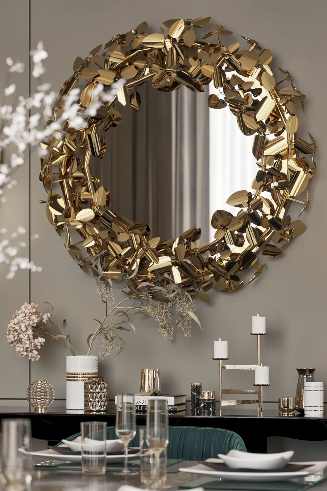 Noble Wall Light Mirror