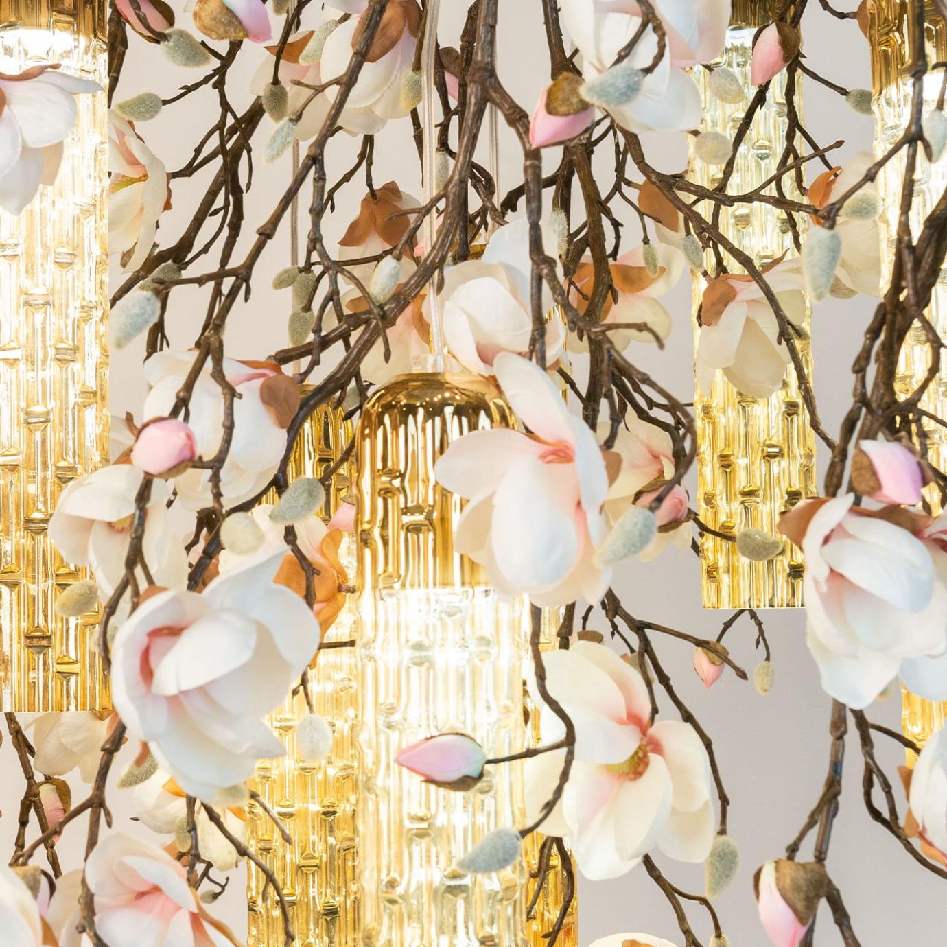 Magnolia White Italian Chandelier