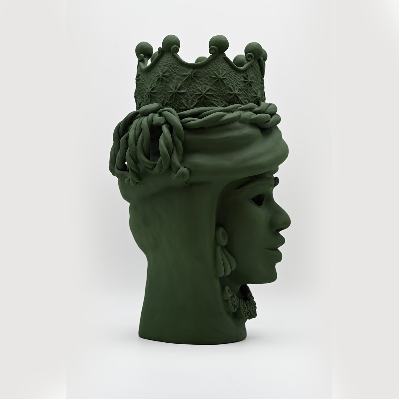 Verdant Green Artisan Sculpture