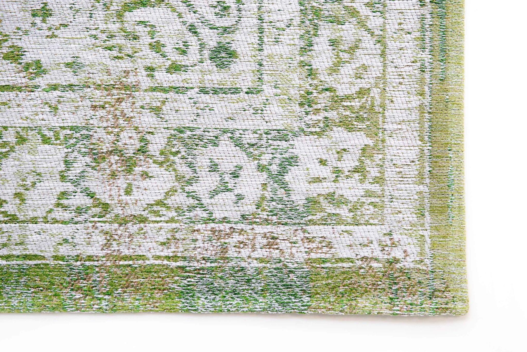 Medallion Green Flatwoven Rug