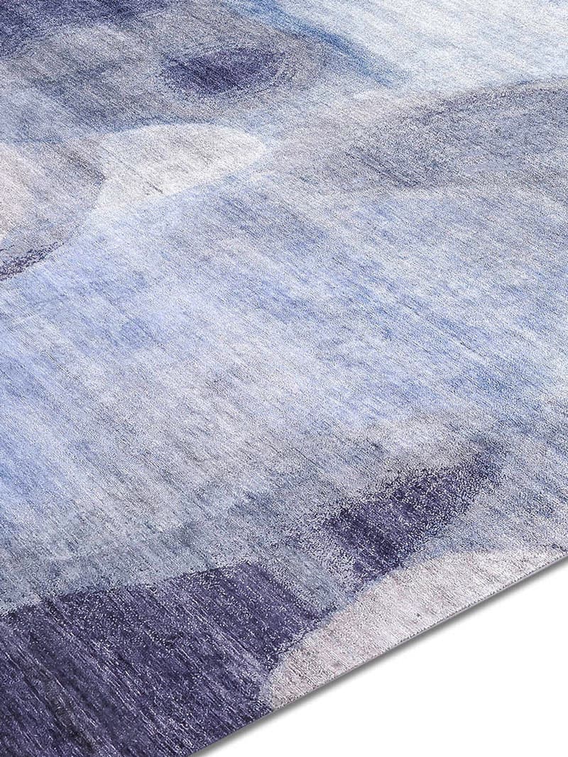 Blue / Grey Luxury Handwoven Rug | Size: 274 x 365 cm