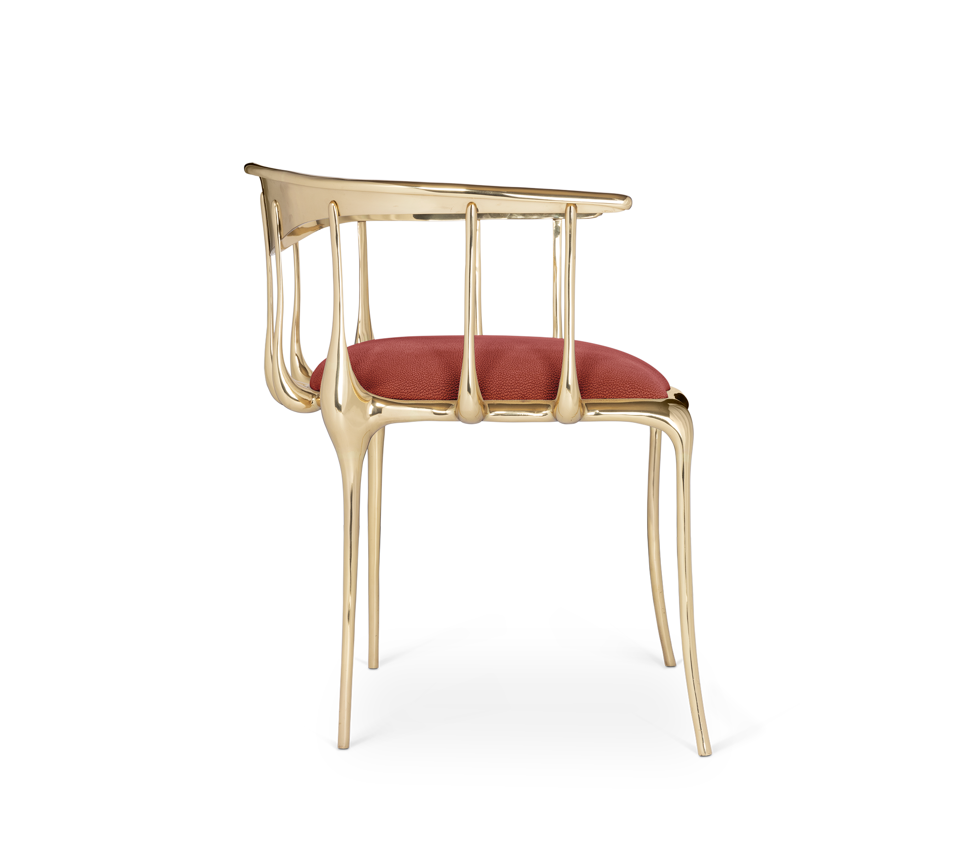 Burgundy Designer Luxe Chair