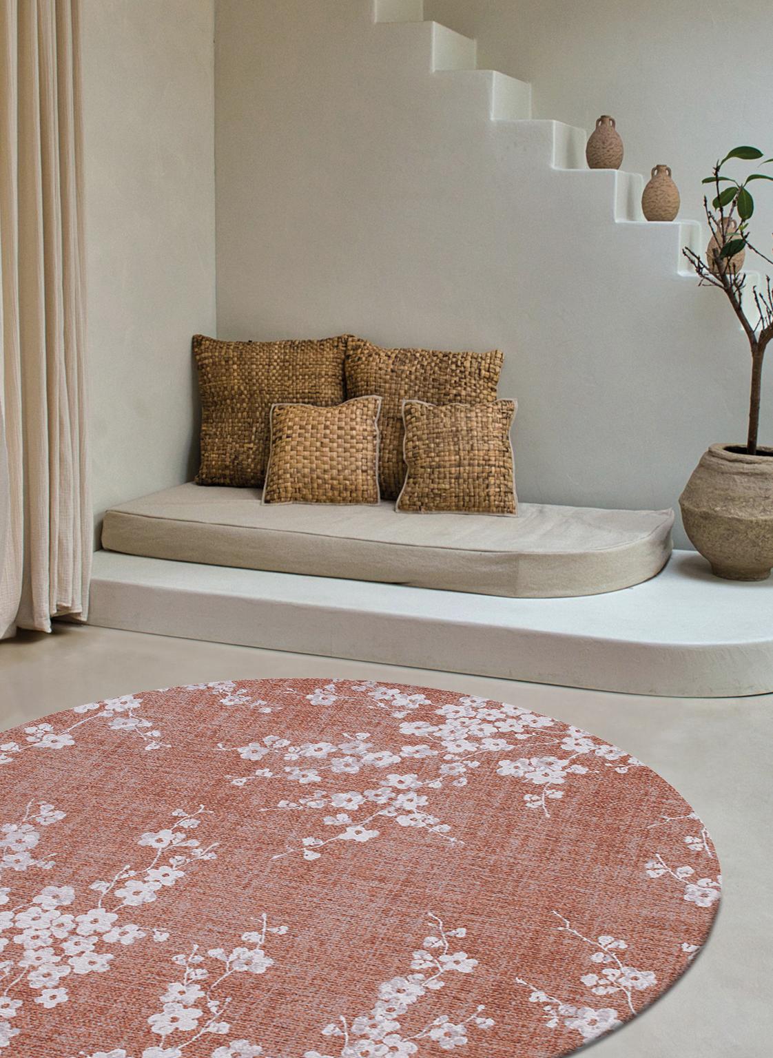 Copper Pink Round Rug | Size: Ø 240 cm