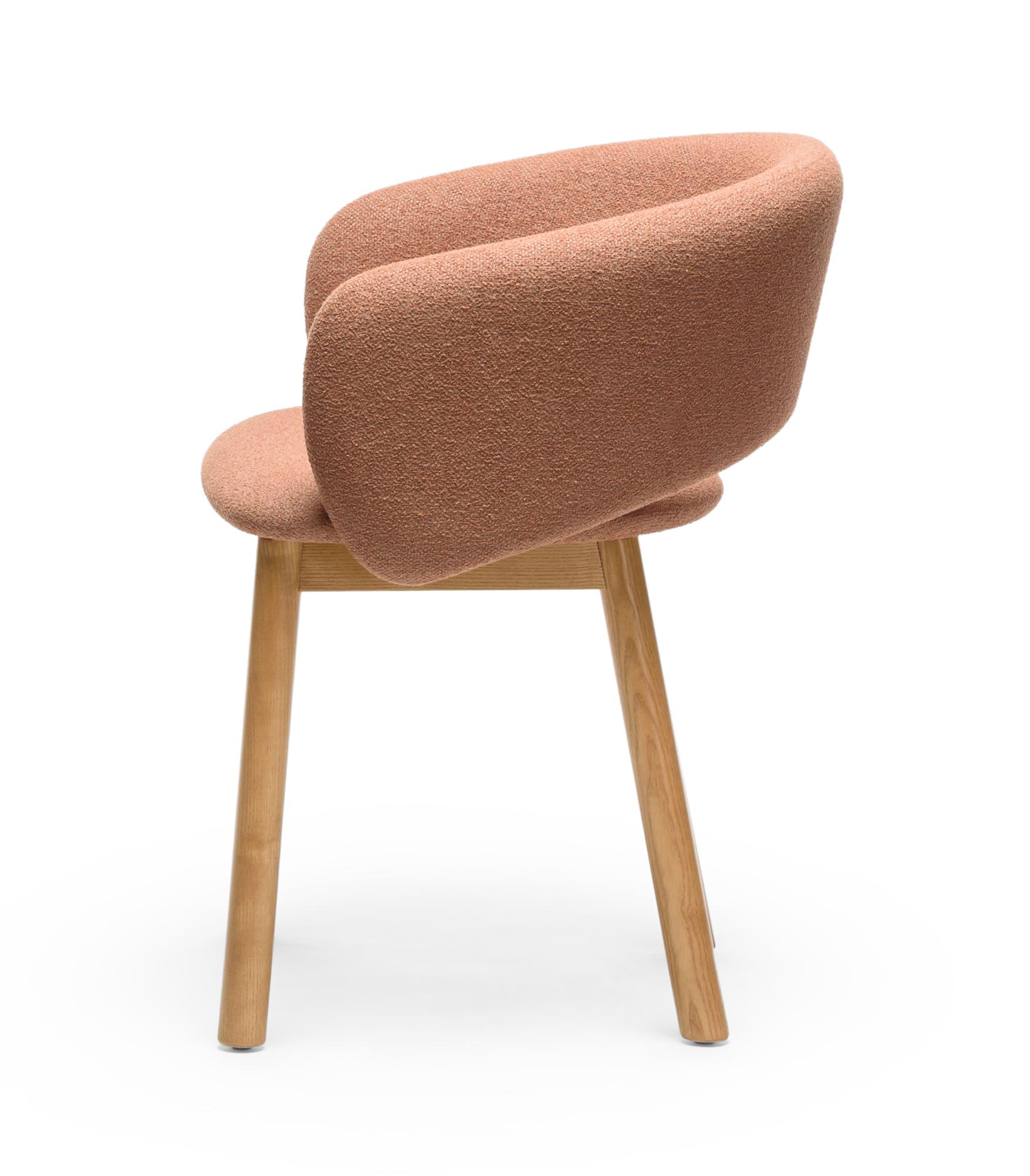 Terracotta Ash Wood Chair