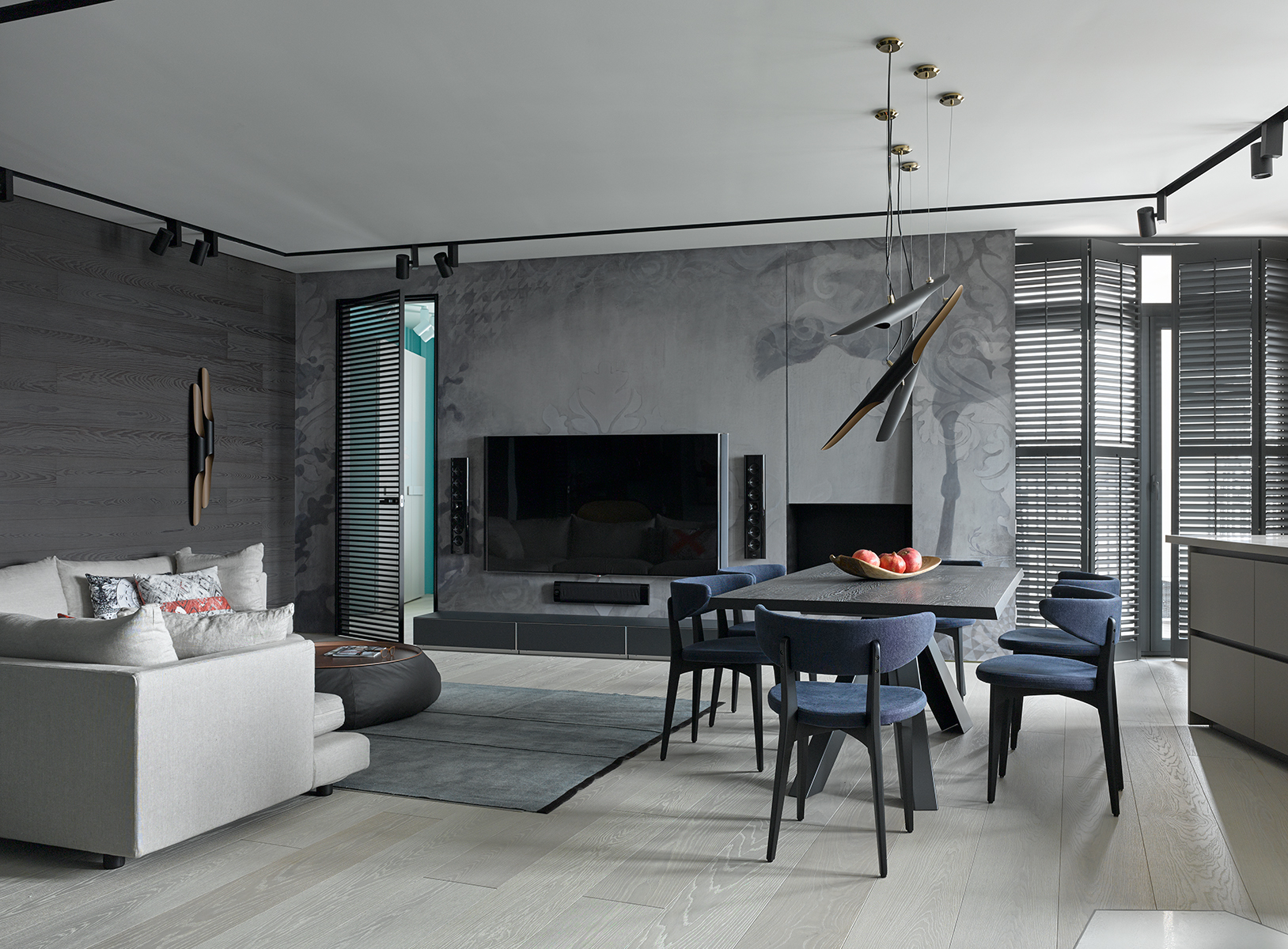 Noir Suspension Lamp - 24