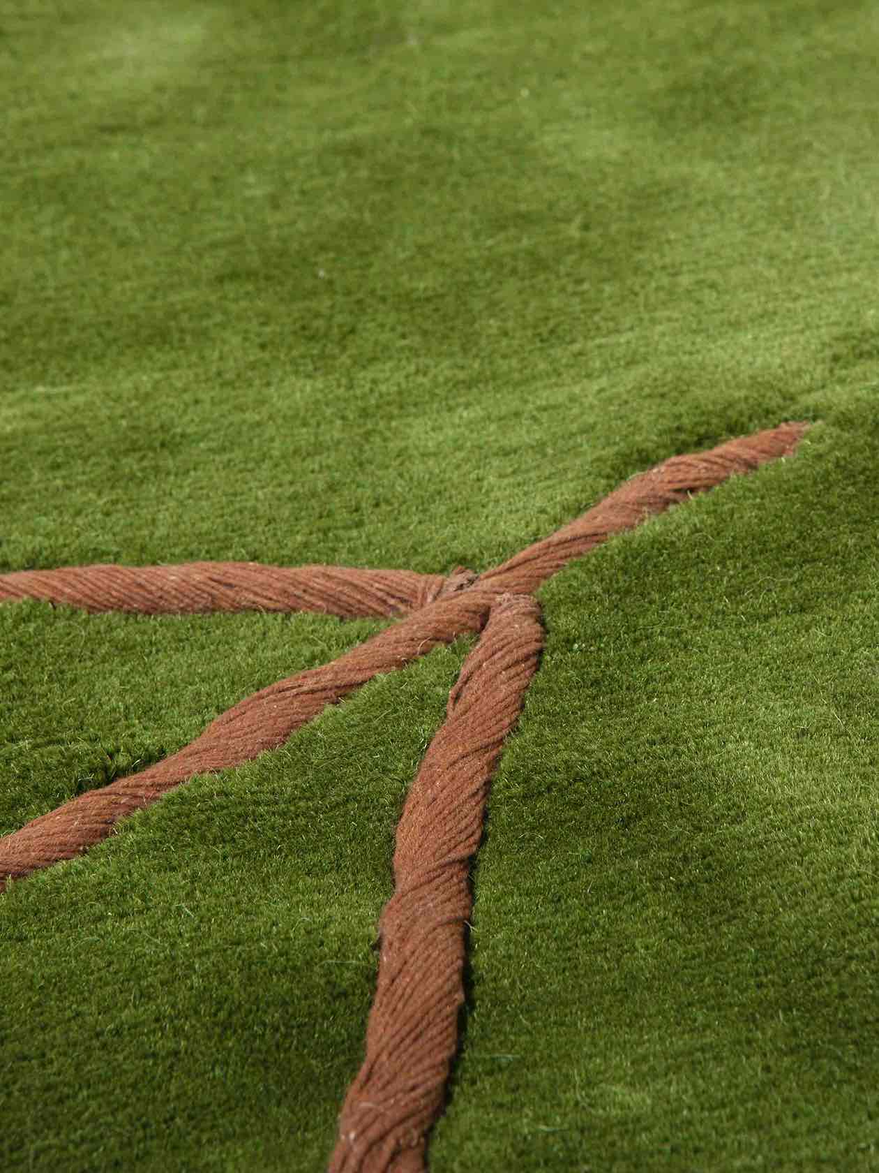Big Leaf Designer Wool Rug