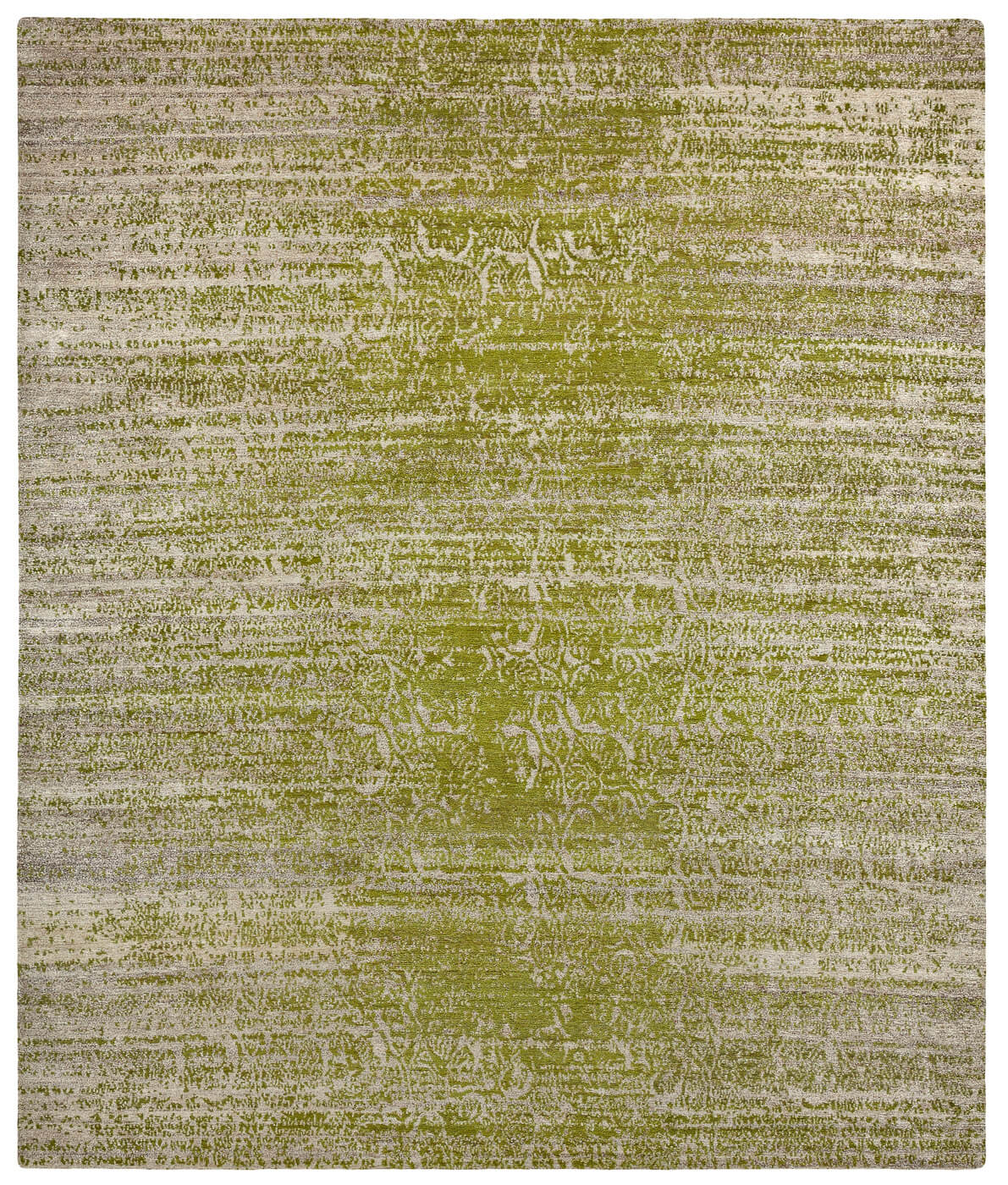 Green Hand-woven Luxury Rug ☞ Size: 250 x 300 cm